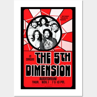 5th Dimension Concert Poster Posters and Art